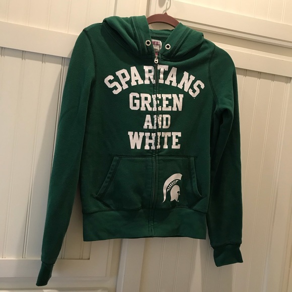 PINK Victoria's Secret Sweaters - Michigan state zip up hoodie by Pink